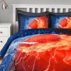 imageAndency 3D Basketball Comforter Twin66x90 Inch 2 Pieces1 Basketball Comforter 1 Pillowcase Sport Microfiber Bedding Set for Kids Boys Teens3d Football
