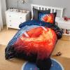 imageAndency 3D Basketball Comforter Twin66x90 Inch 2 Pieces1 Basketball Comforter 1 Pillowcase Sport Microfiber Bedding Set for Kids Boys Teens3d Football