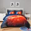 imageAndency 3D Basketball Comforter Twin66x90 Inch 2 Pieces1 Basketball Comforter 1 Pillowcase Sport Microfiber Bedding Set for Kids Boys Teens3d Football