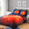 imageAndency 3D Basketball Comforter Twin66x90 Inch 2 Pieces1 Basketball Comforter 1 Pillowcase Sport Microfiber Bedding Set for Kids Boys Teens3d Football