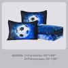 imageAndency 3D Basketball Comforter Twin66x90 Inch 2 Pieces1 Basketball Comforter 1 Pillowcase Sport Microfiber Bedding Set for Kids Boys Teens3d Soccer