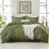 imageAndency Beige California King Size Comforter Set with Sheets  7 Pieces Boho Tassel Bed in a Bag Soft Lightweight Bedding Sets Fringe Bed Set with Comforter Sheets Pillowcases ampamp Shams03  Olive Green