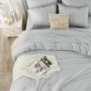 imageAndency Beige California King Size Comforter Set with Sheets  7 Pieces Boho Tassel Bed in a Bag Soft Lightweight Bedding Sets Fringe Bed Set with Comforter Sheets Pillowcases ampamp Shams11  Light Grey