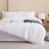 imageAndency Beige California King Size Comforter Set with Sheets  7 Pieces Boho Tassel Bed in a Bag Soft Lightweight Bedding Sets Fringe Bed Set with Comforter Sheets Pillowcases ampamp Shams10  White