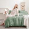 imageAndency Beige California King Size Comforter Set with Sheets  7 Pieces Boho Tassel Bed in a Bag Soft Lightweight Bedding Sets Fringe Bed Set with Comforter Sheets Pillowcases ampamp Shams05  Sage Green