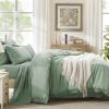 imageAndency Beige California King Size Comforter Set with Sheets  7 Pieces Boho Tassel Bed in a Bag Soft Lightweight Bedding Sets Fringe Bed Set with Comforter Sheets Pillowcases ampamp Shams05  Sage Green
