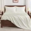 imageAndency Beige California King Size Comforter Set with Sheets  7 Pieces Boho Tassel Bed in a Bag Soft Lightweight Bedding Sets Fringe Bed Set with Comforter Sheets Pillowcases ampamp Shams14  Ivory