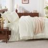 imageAndency Beige California King Size Comforter Set with Sheets  7 Pieces Boho Tassel Bed in a Bag Soft Lightweight Bedding Sets Fringe Bed Set with Comforter Sheets Pillowcases ampamp Shams14  Ivory