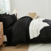 imageAndency Beige California King Size Comforter Set with Sheets  7 Pieces Boho Tassel Bed in a Bag Soft Lightweight Bedding Sets Fringe Bed Set with Comforter Sheets Pillowcases ampamp Shams06  Black