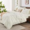 imageAndency Beige California King Size Comforter Set with Sheets  7 Pieces Boho Tassel Bed in a Bag Soft Lightweight Bedding Sets Fringe Bed Set with Comforter Sheets Pillowcases ampamp Shams14  Ivory