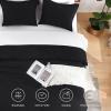 imageAndency Beige Twin Size Comforter Set Solid Bed Comforter 2 Pieces 1 Boho Comforter ampamp 1 Pillowcase Lightweight and Fluffy Plain Beige Bed Comforter Set for All SeasonBlack