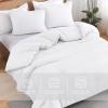 imageAndency Beige Twin Size Comforter Set Solid Bed Comforter 2 Pieces 1 Boho Comforter ampamp 1 Pillowcase Lightweight and Fluffy Plain Beige Bed Comforter Set for All SeasonWhite