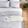 imageAndency Beige Twin Size Comforter Set Solid Bed Comforter 2 Pieces 1 Boho Comforter ampamp 1 Pillowcase Lightweight and Fluffy Plain Beige Bed Comforter Set for All SeasonSilver Grey