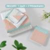 imageAndency Queen Quilt Bedding Set Beige 3 Pieces Patchwork Beige Striped Ultra Soft Lightweight Bedspreads Coverlets Set with 2 Pillow Shams for All Seasons 90quotx96quot32  Pink Green