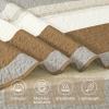 imageAndency Queen Quilt Bedding Set Beige 3 Pieces Patchwork Beige Striped Ultra Soft Lightweight Bedspreads Coverlets Set with 2 Pillow Shams for All Seasons 90quotx96quot34  Caramel