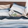 imageAndency Queen Quilt Bedding Set Beige 3 Pieces Patchwork Beige Striped Ultra Soft Lightweight Bedspreads Coverlets Set with 2 Pillow Shams for All Seasons 90quotx96quot06  Navy Blue