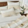 imageAndency Queen Quilt Bedding Set Beige 3 Pieces Patchwork Beige Striped Ultra Soft Lightweight Bedspreads Coverlets Set with 2 Pillow Shams for All Seasons 90quotx96quot05  Beige