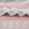imageAndency Queen Quilt Bedding Set Beige 3 Pieces Patchwork Beige Striped Ultra Soft Lightweight Bedspreads Coverlets Set with 2 Pillow Shams for All Seasons 90quotx96quot13  Pink