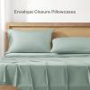 imageAndency Queen Sheets Set 100 Viscose Derived from Bamboo Cooling Summer Bed Sheets Queen Size Deep Pocket Up to 16quot Silky Soft Sheets Hotel Bedding Sheets ampamp Pillowcases Dark Emerald GreenSage Green