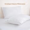 imageAndency Queen Sheets Set 100 Viscose Derived from Bamboo Cooling Summer Bed Sheets Queen Size Deep Pocket Up to 16quot Silky Soft Sheets Hotel Bedding Sheets ampamp Pillowcases Dark Emerald GreenWhite