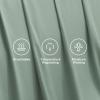imageAndency Queen Sheets Set 100 Viscose Derived from Bamboo Cooling Summer Bed Sheets Queen Size Deep Pocket Up to 16quot Silky Soft Sheets Hotel Bedding Sheets ampamp Pillowcases Dark Emerald GreenSage Green