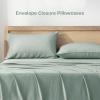 imageAndency Queen Sheets Set 100 Viscose Derived from Bamboo Cooling Summer Bed Sheets Queen Size Deep Pocket Up to 16quot Silky Soft Sheets Hotel Bedding Sheets ampamp Pillowcases Dark Emerald GreenSage Green
