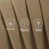 imageAndency Queen Sheets Set 100 Viscose Derived from Bamboo Cooling Summer Bed Sheets Queen Size Deep Pocket Up to 16quot Silky Soft Sheets Hotel Bedding Sheets ampamp Pillowcases Dark Emerald GreenTaupe