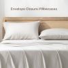 imageAndency Queen Sheets Set 100 Viscose Derived from Bamboo Cooling Summer Bed Sheets Queen Size Deep Pocket Up to 16quot Silky Soft Sheets Hotel Bedding Sheets ampamp Pillowcases Dark Emerald GreenLinen