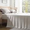 imageAndency Queen Sheets Set 100 Viscose Derived from Bamboo Cooling Summer Bed Sheets Queen Size Deep Pocket Up to 16quot Silky Soft Sheets Hotel Bedding Sheets ampamp Pillowcases Dark Emerald GreenLinen
