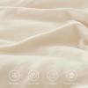 imageAndency White Ruffle Comforter Full Set 3pcs Vintage Farmhouse Shabby Chic Bedding Comforter Set Soft Lightweight Fluffy Bed Comforter Sets All Season Bedding SetBeige