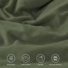 imageAndency White Ruffle Comforter Full Set 3pcs Vintage Farmhouse Shabby Chic Bedding Comforter Set Soft Lightweight Fluffy Bed Comforter Sets All Season Bedding SetOlive