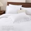 imageAndency White Ruffle Comforter Full Set 3pcs Vintage Farmhouse Shabby Chic Bedding Comforter Set Soft Lightweight Fluffy Bed Comforter Sets All Season Bedding SetWhite