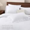 imageAndency White Ruffle Comforter Full Set 3pcs Vintage Farmhouse Shabby Chic Bedding Comforter Set Soft Lightweight Fluffy Bed Comforter Sets All Season Bedding SetWhite