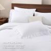 imageAndency White Ruffle Comforter Full Set 3pcs Vintage Farmhouse Shabby Chic Bedding Comforter Set Soft Lightweight Fluffy Bed Comforter Sets All Season Bedding SetWhite