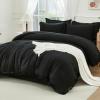 imageAndency Beige California King Size Comforter Set with Sheets  7 Pieces Boho Tassel Bed in a Bag Soft Lightweight Bedding Sets Fringe Bed Set with Comforter Sheets Pillowcases ampamp Shams06  Black