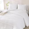 imageAndency Comforter Full Size Set White 3 Pieces Boho Soft Warm Bed Comforter Set Full Aesthetic All Season Bedding Comforter ampamp Sets Quilt Bed Set for Women Men 79x90In Comforter
