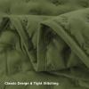 imageAndency Green King Size Quilt Bedding Set 106x96 Inch 3 Pieces Soft Lightweight Bedspread Coverlet Boho Summer Quilt King Size for All Season1 Quilt 2 Pillow ShamsGreen