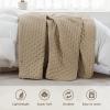 imageAndency Green King Size Quilt Bedding Set 106x96 Inch 3 Pieces Soft Lightweight Bedspread Coverlet Boho Summer Quilt King Size for All Season1 Quilt 2 Pillow ShamsBeige