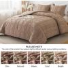 imageAndency Khaki Tufted Comforter Set Twin 2 Pieces1 Boho Comforter 1 Pillowcase Textured Farmhouse Bedding Set with Soft Microfiber Down Alternative Geometric Pattern06  Taupe