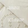 imageAndency Khaki Tufted Comforter Set Twin 2 Pieces1 Boho Comforter 1 Pillowcase Textured Farmhouse Bedding Set with Soft Microfiber Down Alternative Geometric Pattern15  Beige Boho