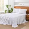 imageAndency King Size Comforter Set  7 Pieces Bed in a Bag King Bedding Comforter Sets Oatmeal Winter Solid Soft Lightweight Comforter with Fitted Sheets Flat Sheets Pillowcases ampamp Shams13  Pink