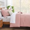 imageAndency King Size Comforter Set  7 Pieces Bed in a Bag King Bedding Comforter Sets Oatmeal Winter Solid Soft Lightweight Comforter with Fitted Sheets Flat Sheets Pillowcases ampamp Shams13  Pink