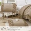 imageAndency King Size Comforter Set Beige 3 Pieces Boho Tassel Lightweight Soft Bedding Comforter Sets for King Bed All Season Fluffy Bed Set 104x90In Comforter ampamp 2 PillowcasesTaupe