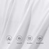 imageAndency King Size Sheets Set 4 Pieces Dark Olive Green Super Soft Sheets for King Size Bed Microfiber King Sheet Deep Pocket Up to 16quot Hotel Luxury Breathable ampamp Cooling Bed Sheet SetWhite