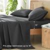 imageAndency King Size Sheets Set 4 Pieces Dark Olive Green Super Soft Sheets for King Size Bed Microfiber King Sheet Deep Pocket Up to 16quot Hotel Luxury Breathable ampamp Cooling Bed Sheet SetDark Grey