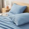 imageAndency King Size Sheets Set 4 Pieces Dark Olive Green Super Soft Sheets for King Size Bed Microfiber King Sheet Deep Pocket Up to 16quot Hotel Luxury Breathable ampamp Cooling Bed Sheet SetGrayish Blue