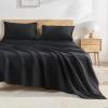 imageAndency King Size Sheets Set 4 Pieces Dark Olive Green Super Soft Sheets for King Size Bed Microfiber King Sheet Deep Pocket Up to 16quot Hotel Luxury Breathable ampamp Cooling Bed Sheet SetBlack