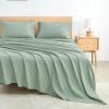 imageAndency King Size Sheets Set 4 Pieces Dark Olive Green Super Soft Sheets for King Size Bed Microfiber King Sheet Deep Pocket Up to 16quot Hotel Luxury Breathable ampamp Cooling Bed Sheet SetSage Green