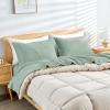 imageAndency King Size Sheets Set 4 Pieces Dark Olive Green Super Soft Sheets for King Size Bed Microfiber King Sheet Deep Pocket Up to 16quot Hotel Luxury Breathable ampamp Cooling Bed Sheet SetSage Green