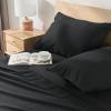 imageAndency King Size Sheets Set 4 Pieces Dark Olive Green Super Soft Sheets for King Size Bed Microfiber King Sheet Deep Pocket Up to 16quot Hotel Luxury Breathable ampamp Cooling Bed Sheet SetBlack